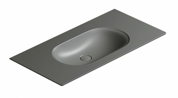 Catalano SFERA 100x50 umywalka prostokątna ciemny szary mat 0521010032