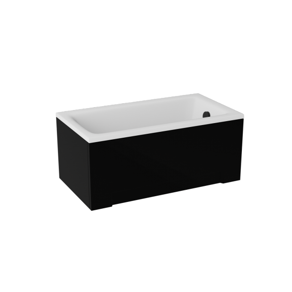 Besco Talia Black obudowa do wanny czarny mat OAT160PKC