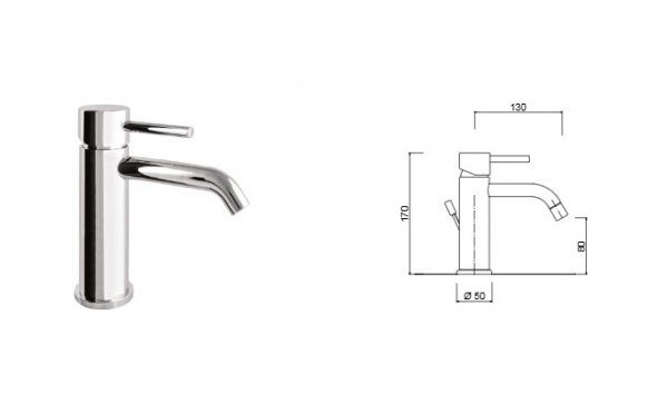 Giulini Giovanni Futuro bateria umywalkowa 6545