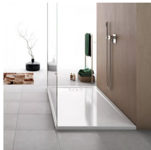 Ronal Sanswiss Livada brodzik prostokątny 120x90 cm konglomeratowy biały W20AS09012004