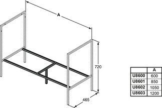 Ideal Standard adapto rama nośna 85 U8601FY