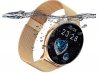 Smartwatch damski Farrot slim QS06 złoty 
