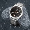 Smartwatch damski Farrot KW10 PRO puls ciśnienie kroki srebrny