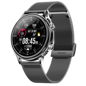 Smartwatch męski Farrot CF81 kroki puls ciśnienie bransoleta czarna