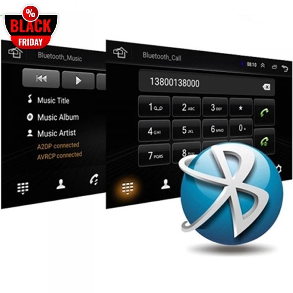 RADIO SAMOCHODOWE 2 DIN ANDROID 13.0 NAWIGACJA GPS WIFI, USB, Bluetooth, + kamera tylna