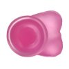 7 Jelly Studs Crystal Dildo Medium Pink