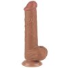 8'' Sliding Skin Dual Layer Dong Brown