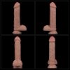 8'' Dual Layered Silicone Cock