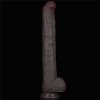 14.5'' Dual Layered Bendable Silicone Cock XXL(Black)