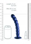 Beaded Silicone G-Spot Dildo - 8'' / 20,5 cm