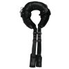 Padded Thigh Sling with Hand Cuffs - Black