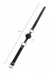 Anonymo gag, TPR, black, 64 cm