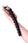 A-TOYS, Anal Vibration Chain, Silicone, Black, 32,7 cm