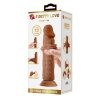 PRETTY LOVE - QUENTIN 7.2(184mm)  Sliding Skin Series TPR, Suction base Bendable