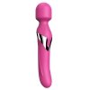 Wibrator dwustronny z rotacją. Mocny. Masażer .Dual Orgasms magenta