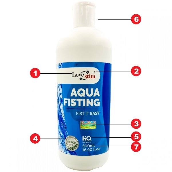 AQUA FISTING 500ml PROFESJONALNY ŻEL DO FISTINGU 