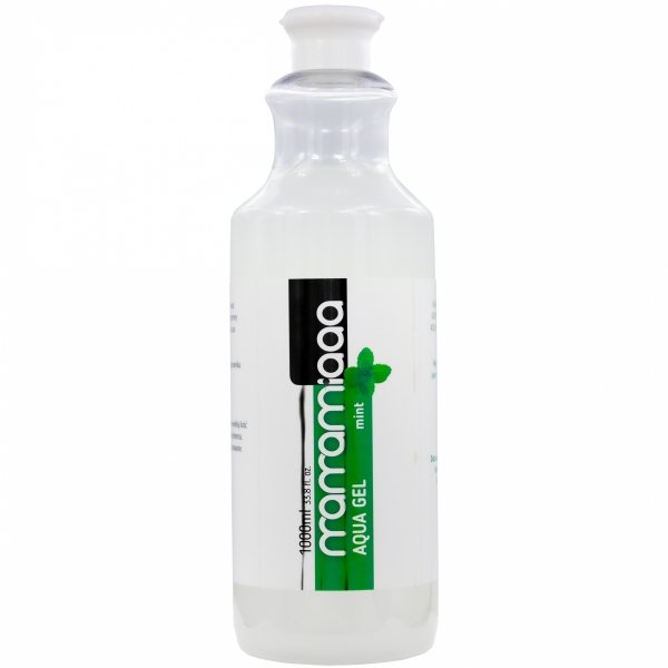 GĘSTY WODNY ŻEL NAWILŻAJĄCY LUBRYKANT WAGINALNO ANALNY 1000 ML MIĘTOWY 