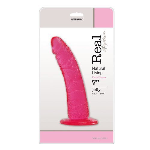Dildo-JELLY DILDO REAL RAPTURE PINK 7&quot;&quot;&quot;&quot;&quot;&quot;&quot;&quot;&quot;&quot;&quot;&quot;&quot;&quot;&quot;&