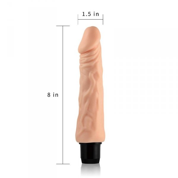8&#039;&#039; Xtreme Feel Cyberskin Vibrator