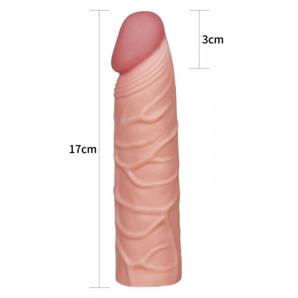 Add 1&quot;&quot; Pleasure X Tender Penis Sleeve Flesh