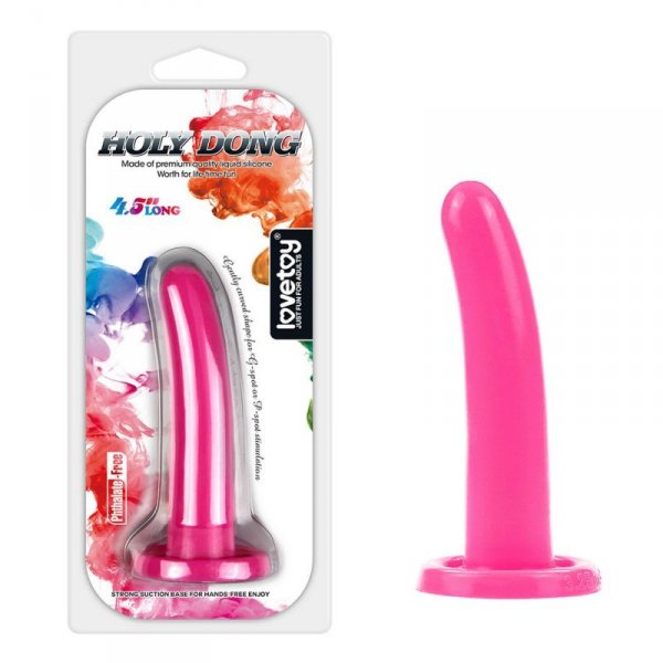 Silicone Holy Dong Small Pink