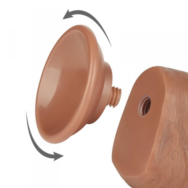 8&#039;&#039; Sliding Skin Dual Layer Dong Brown