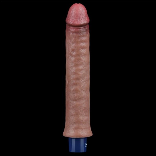 9.5&quot; REAL SOFTEE Rechargeable Silicone Vibrating Dildo