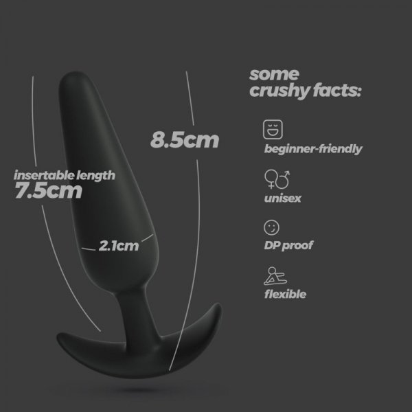 CRUSHIOUS TIC SILICONE ANAL PLUG SMALL