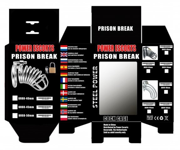 Prison BReak metal large  50 mm with lock