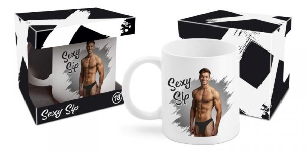 Sexi Sip - Kubek 300ml - Mężczyźni