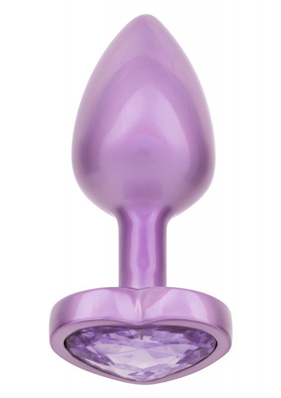 Diamond Heart Plug Small Purple
