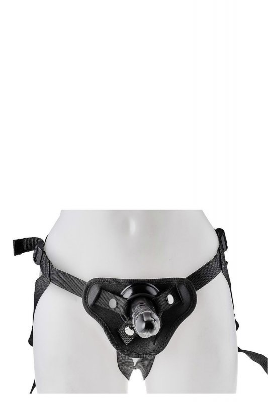  Uprząż do strapon z odpinanym dildo - 'Blaze harness with dildo'