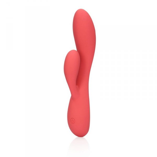 Smooth Ultra Soft Silicone Rabbit Vibrator - Astro Dust