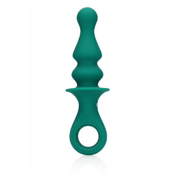 Pawn Shaped Anal Vibrator - Peacock Plume