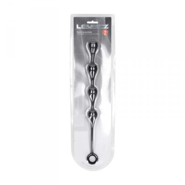 Waterdrop Silicone Anal Balls -M - 30mm - Black