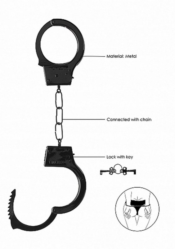 Beginner&quot;&quot;s Handcuffs - Black