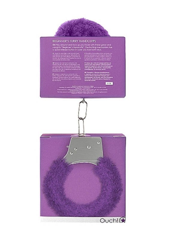 Beginner&quot;&quot;s Handcuffs Furry - Purple