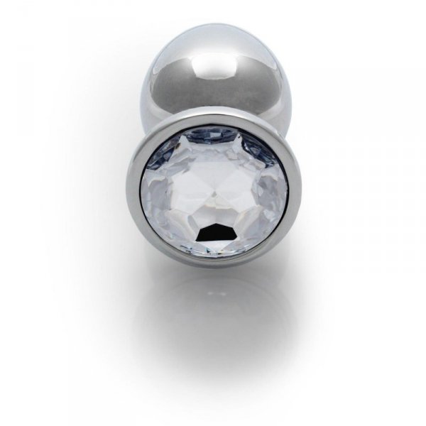 Round Gem Butt Plug - Medium