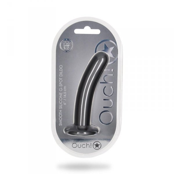 Smooth Silicone G-Spot Dildo - 6&#039;&#039; / 14,5 cm