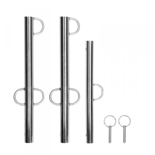 Spreader Bar with Multiple Hooks - Silver