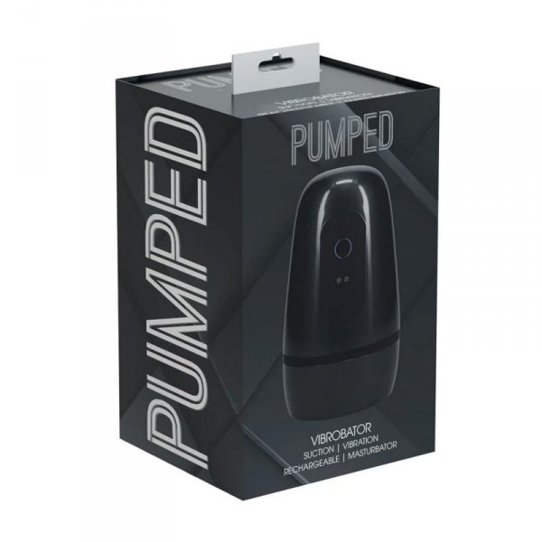 Pulsar - Negative Pressure Suction and Vibration Masturbator Pump - Gun Metal