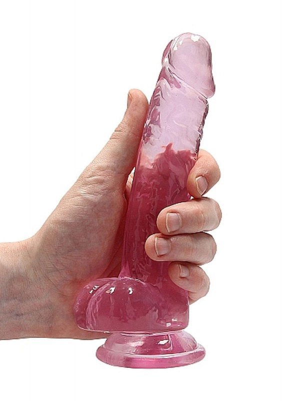7&quot;&quot; / 18 cm Realistic Dildo With Balls - Pink