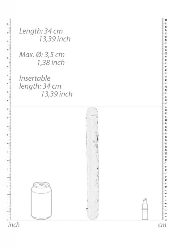 Realistic Double Dong - 13&#039;&#039; / 34 cm