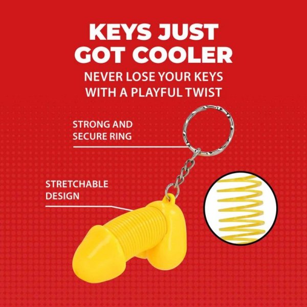 Super Dicky - Keychain - Yellow