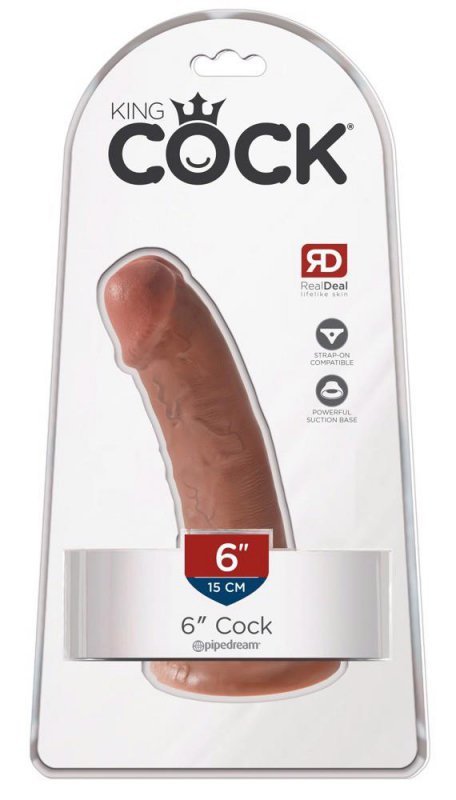 King Cock 6&quot; Cock-Tan