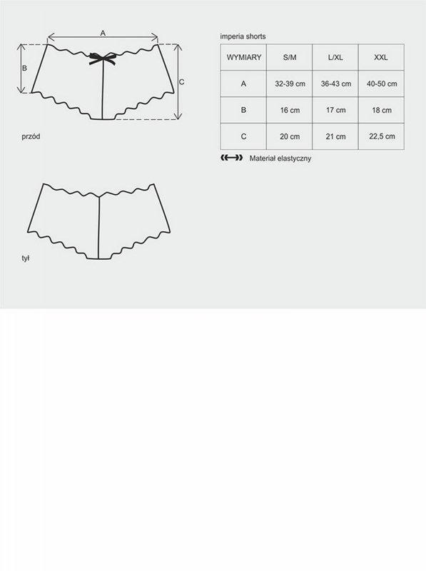 Bielizna-Imperia szorty XXL