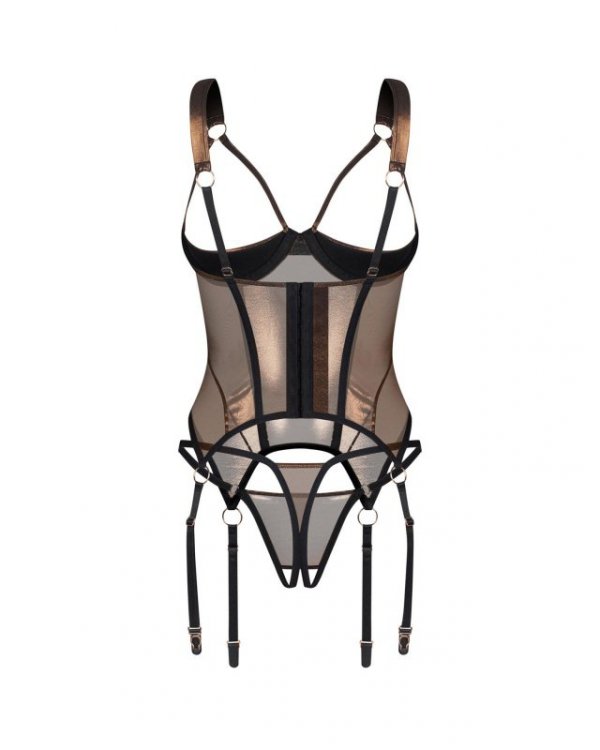 Soranna gorset i stringi otwarte  L/XL