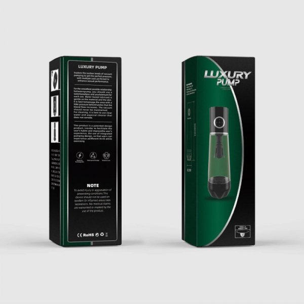 Pompka- LUXURY PUMP, PREMIUM RECHARGEABLE AUTOMATIC WATERPROOF PUMP