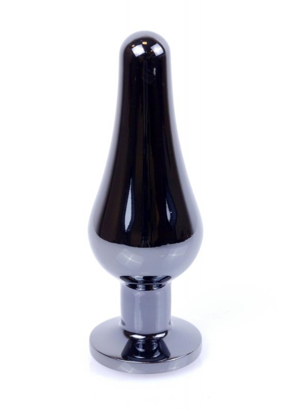 MyLove Toys - Jewellery Dark Silver BUTT PLUG- Dark Blue