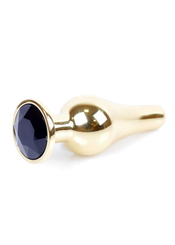 MyLove Toys - Jewellery Gold BUTT PLUG- Black